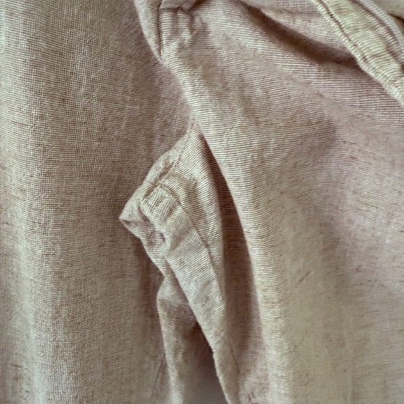 Banana Republic Tan Wide Leg Pants Linen Blend - Picture 7 of 10